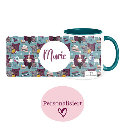 [Personalisiert] Tasse »cozy reading«
