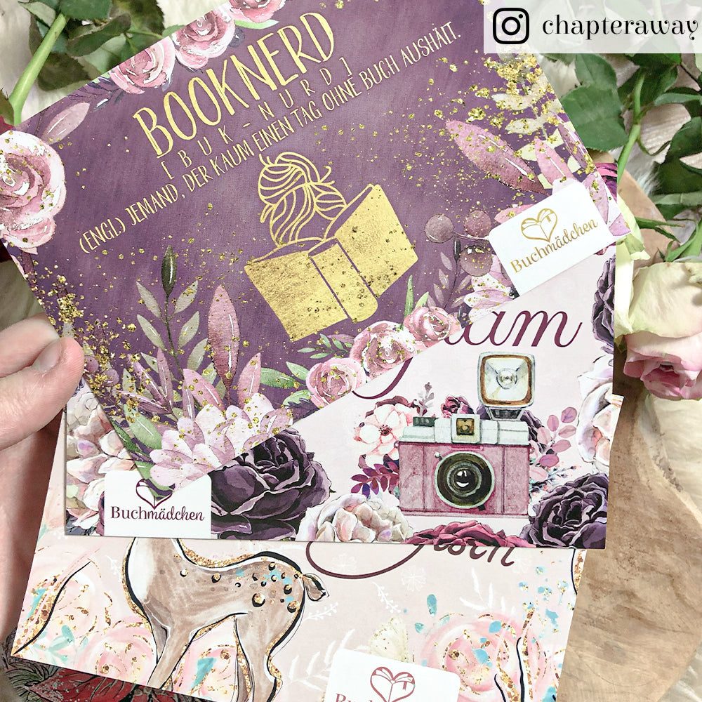 Postkarte »Booknerd«