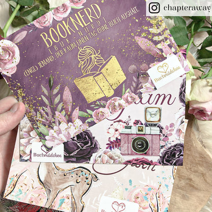 Postkarte »Booknerd«