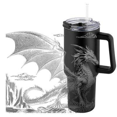 Tumbler »Drache« Schwarz
