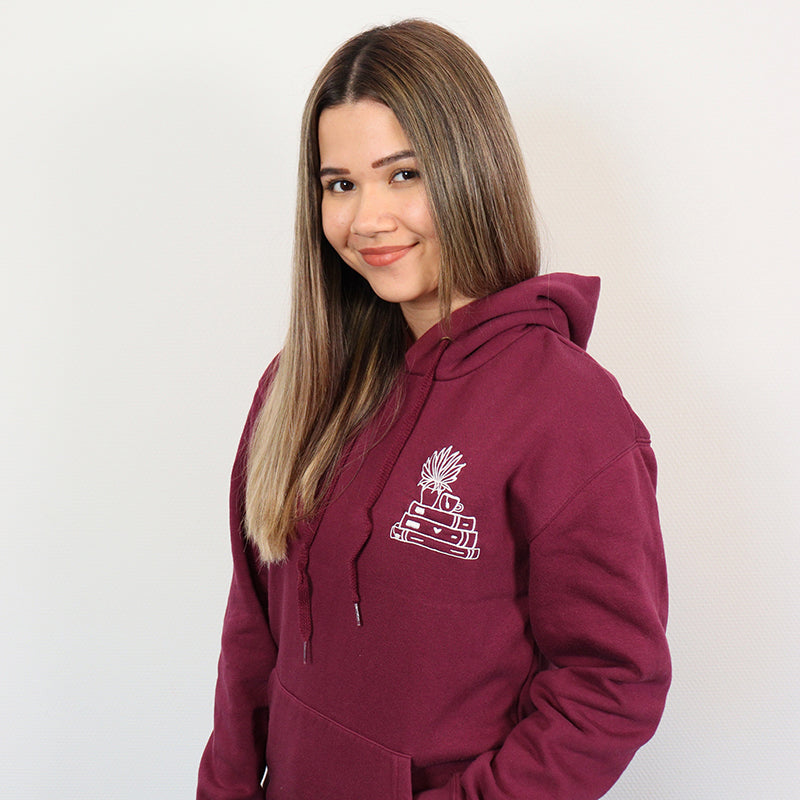 Hoodie »Plant and Books«