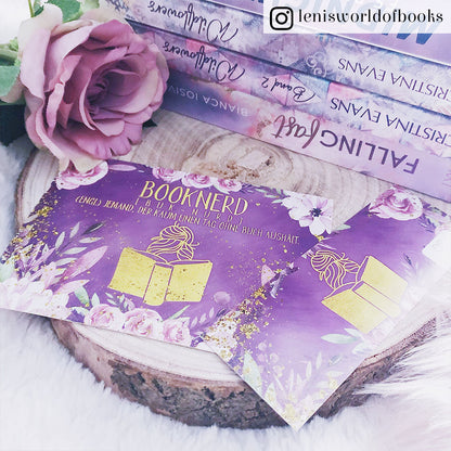 Postkarte »Booknerd«