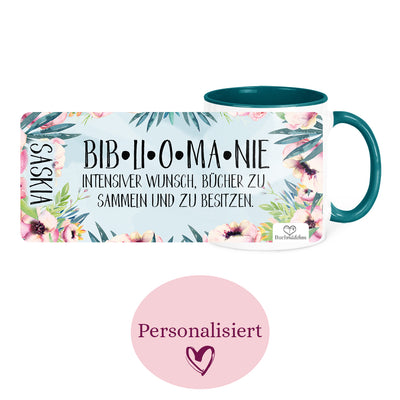 [Personalisiert] Tasse »Bibliomanie«