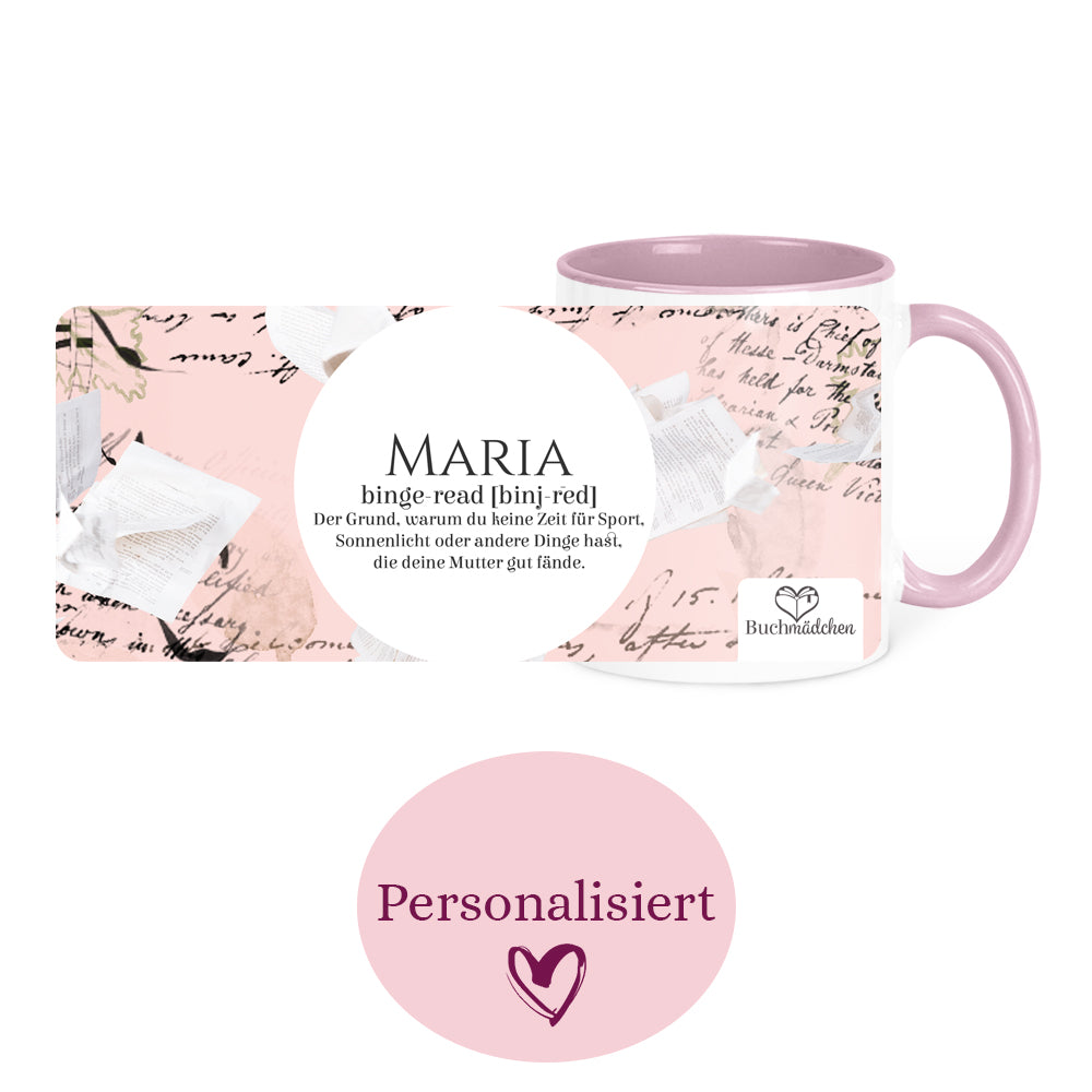 [Personalisiert] Tasse »Binge Read«