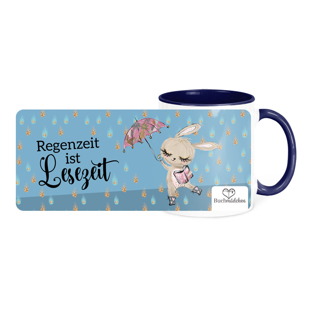 Tasse »Regenzeit ist Lesezeit«
