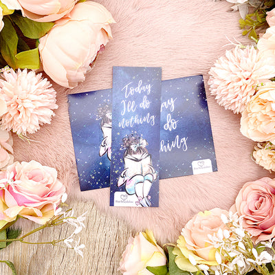 Postkarte »Today I'll Do Nothing«