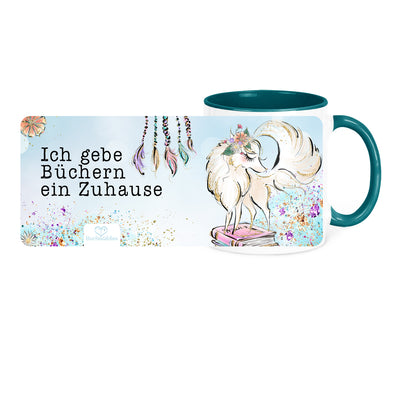 Tasse »Ich gebe Büchern ein Zuhause«