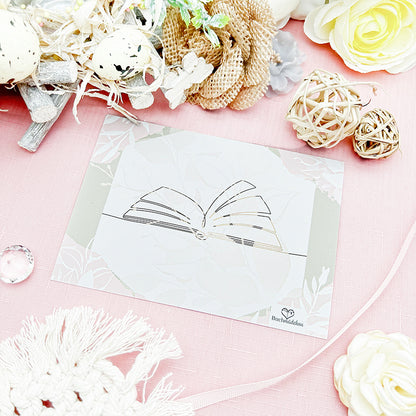 Postkarte »Buch«