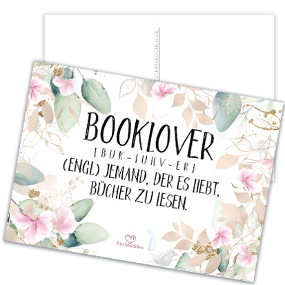 Postkarte »Booklover«