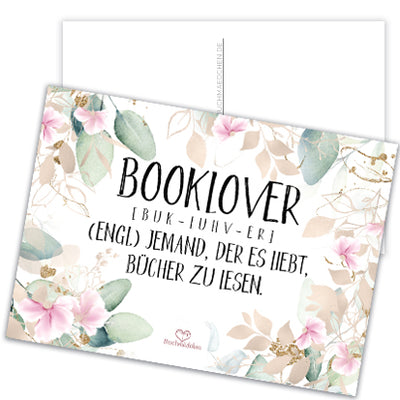 Postkarte »Booklover«