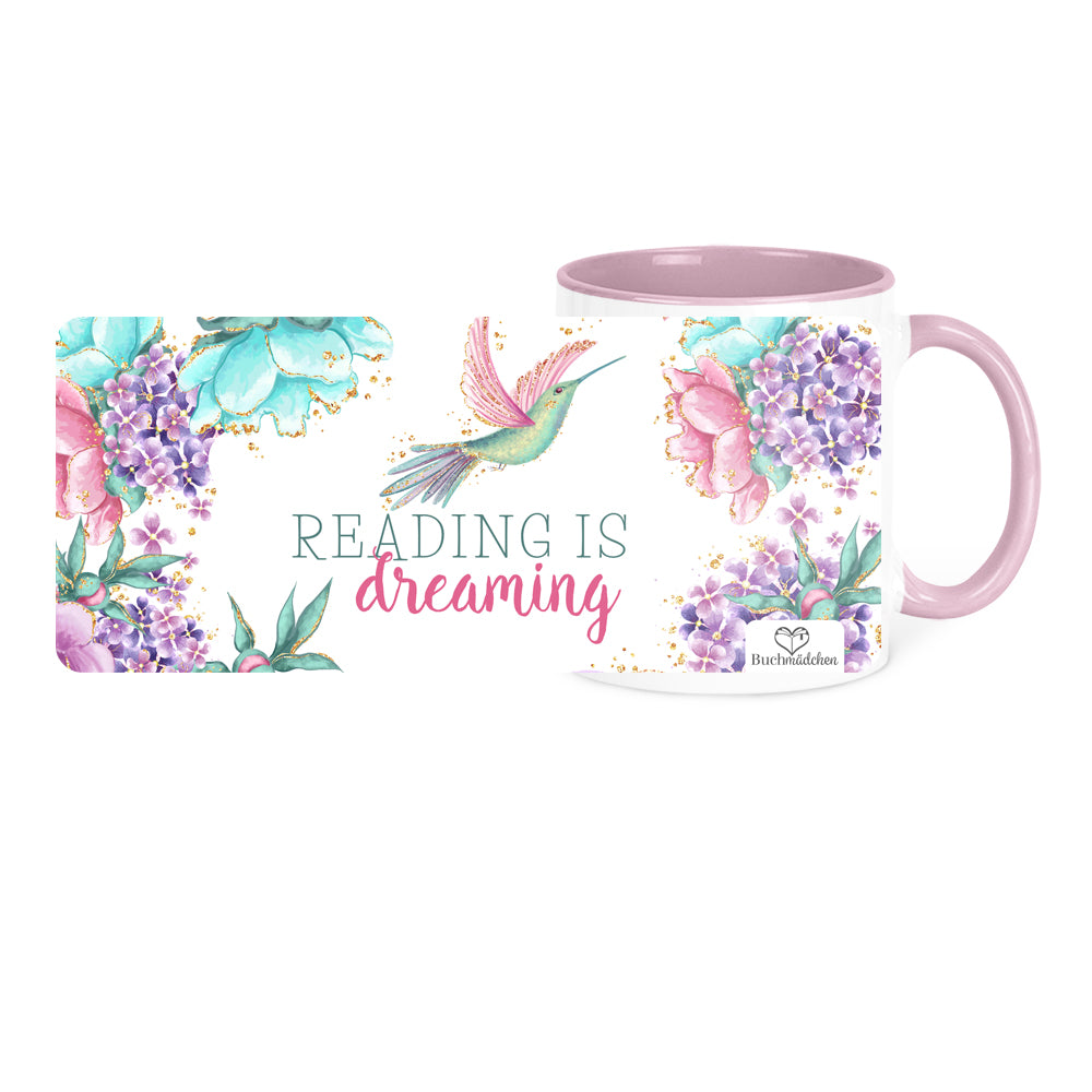 Tasse »reading is dreaming«