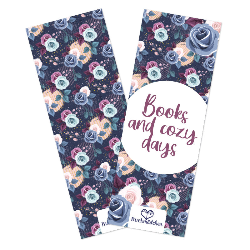 Lesezeichen »Books and cozy days«