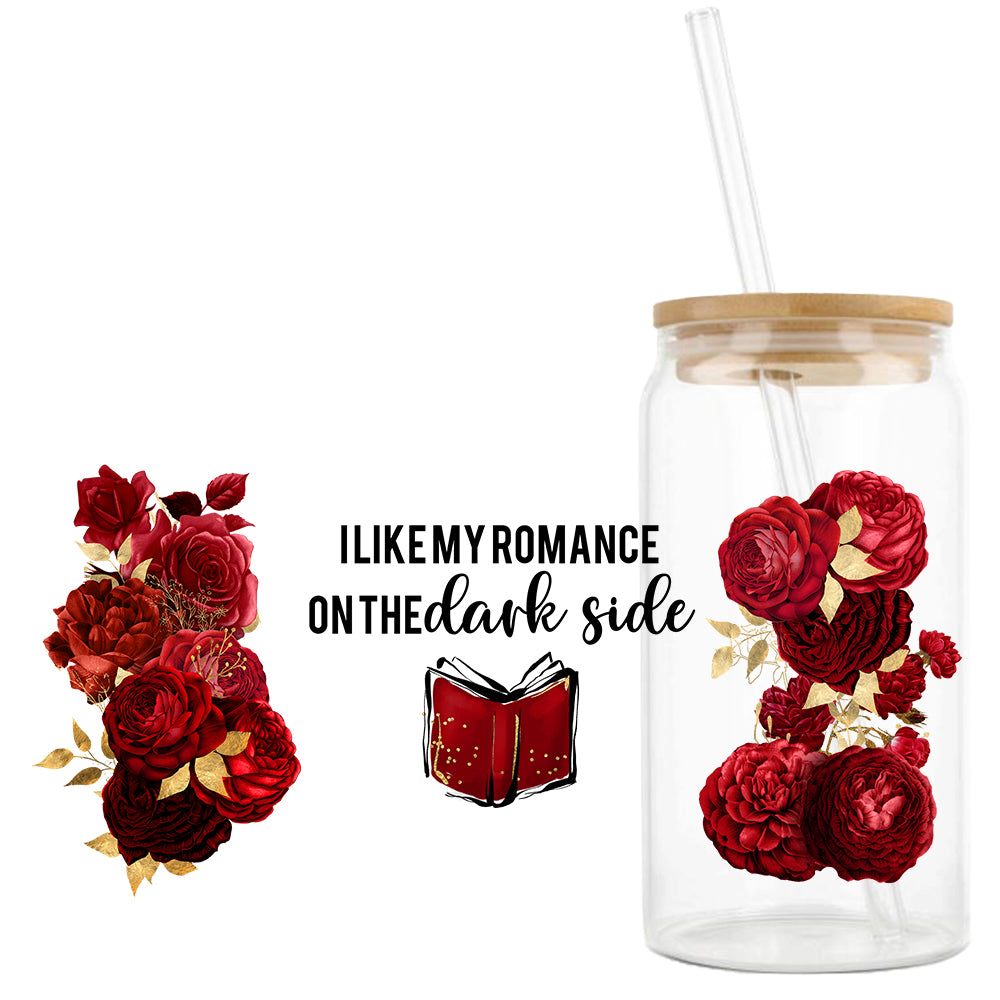 Glastumbler »Romance on the dark side«