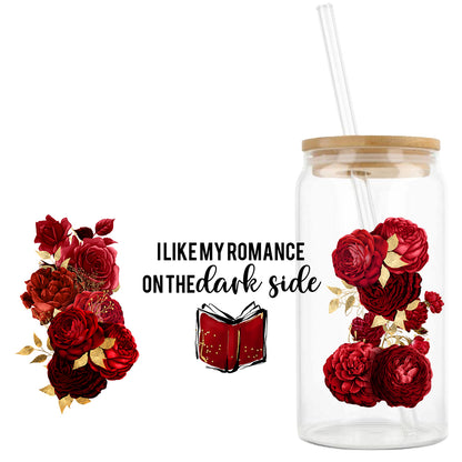 Glastumbler »Romance on the dark side«