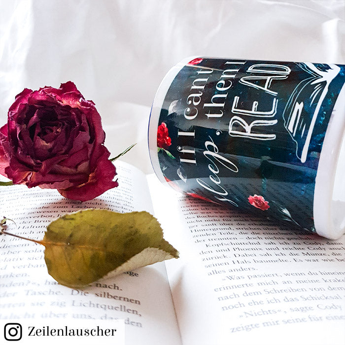 Tasse »If I can't sleep, then I read«