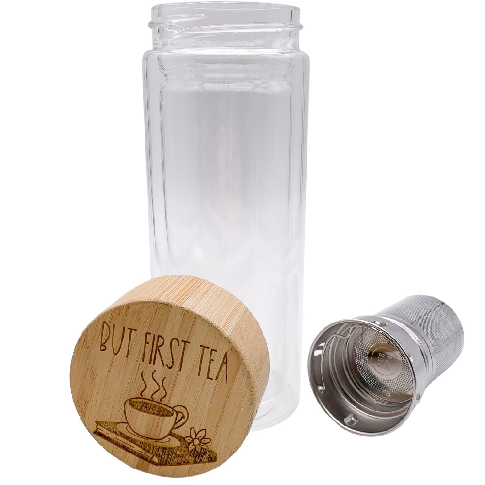 Trinkflasche mit Teesieb »First tea«