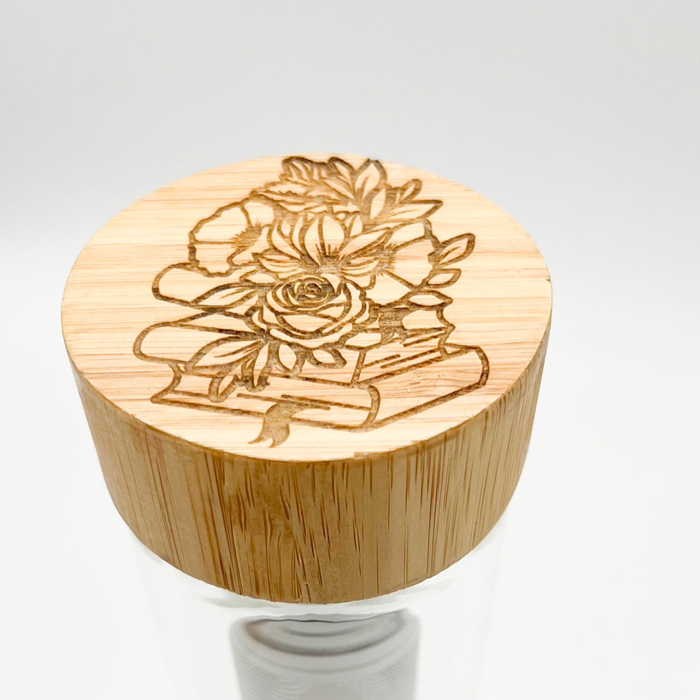 Trinkflasche mit Teesieb »Book Love«