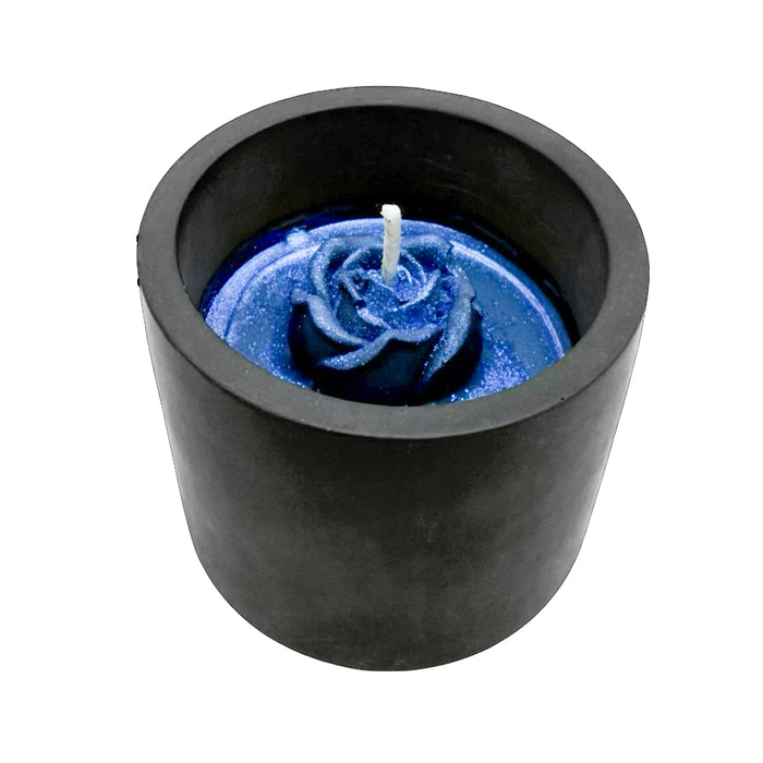Specialkerze »blaue Rose«