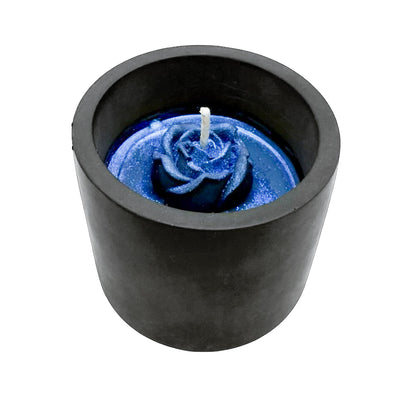 Specialkerze »blaue Rose«