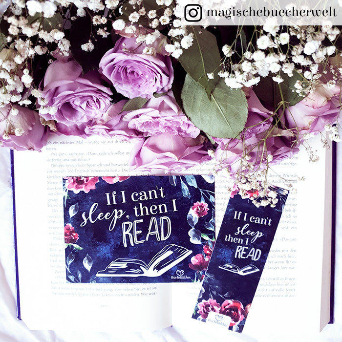 Postkarte »If i can't sleep, then i read«