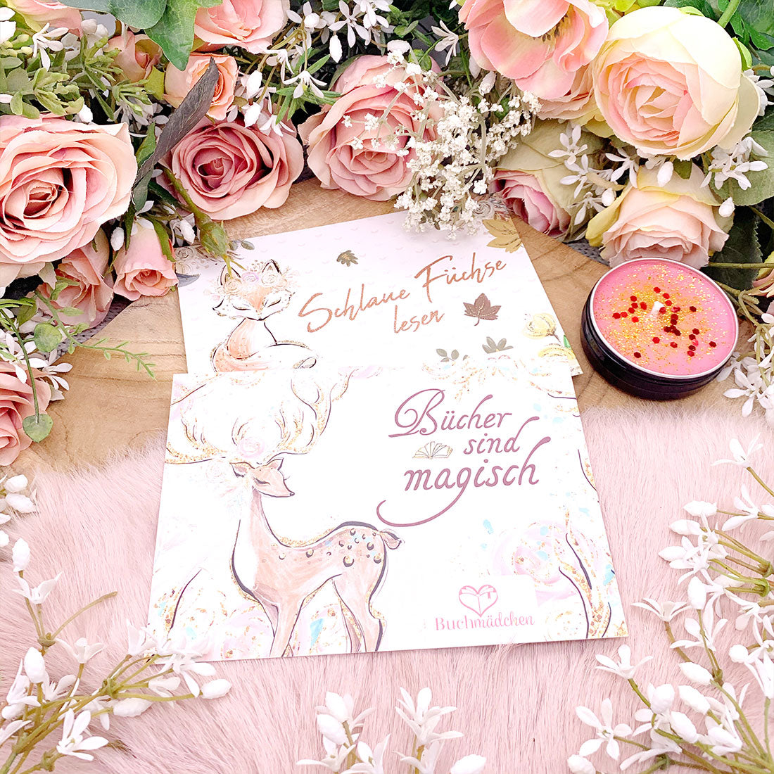 Postkarte »Bücher sind magisch«