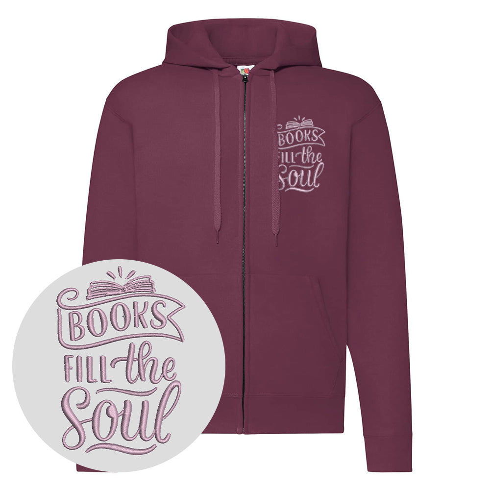 Kapuzenjacke »Books Fill The Soul«