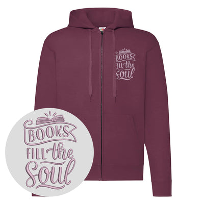 Kapuzenjacke »Books Fill The Soul«