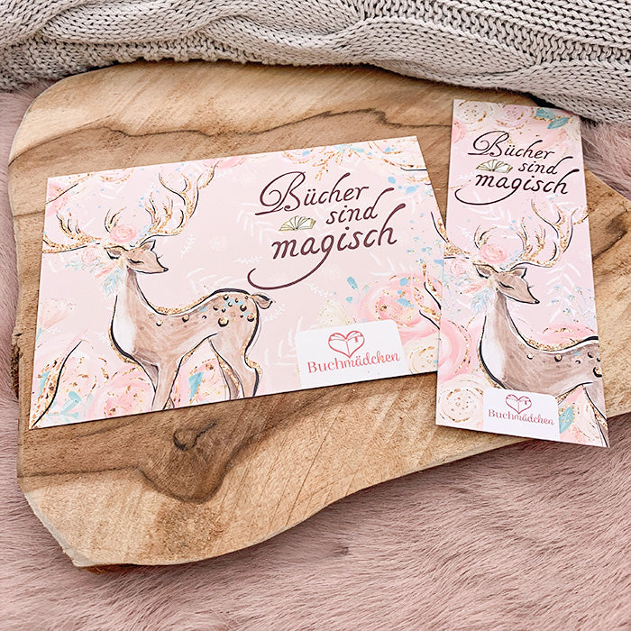 Lesezeichen »Bücher sind magisch«