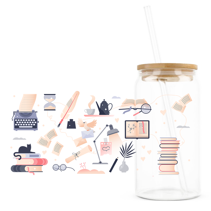 Glastumbler »Reading«