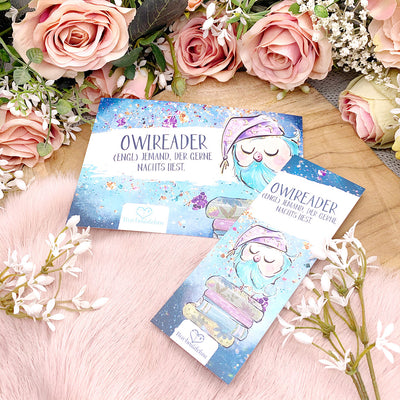 Postkarte »Owlreader«