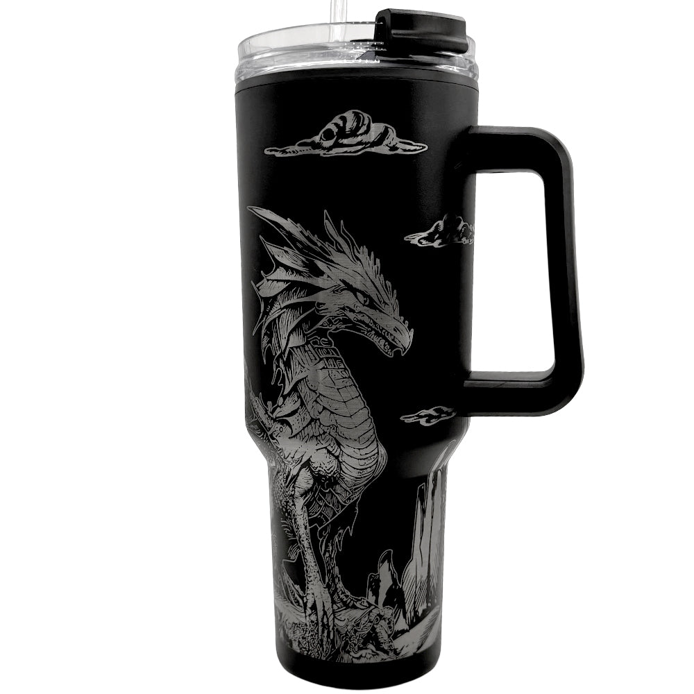 Tumbler »Drache« Schwarz