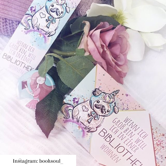 Glitzer Postkarte »Wenn ich groß bin ...«