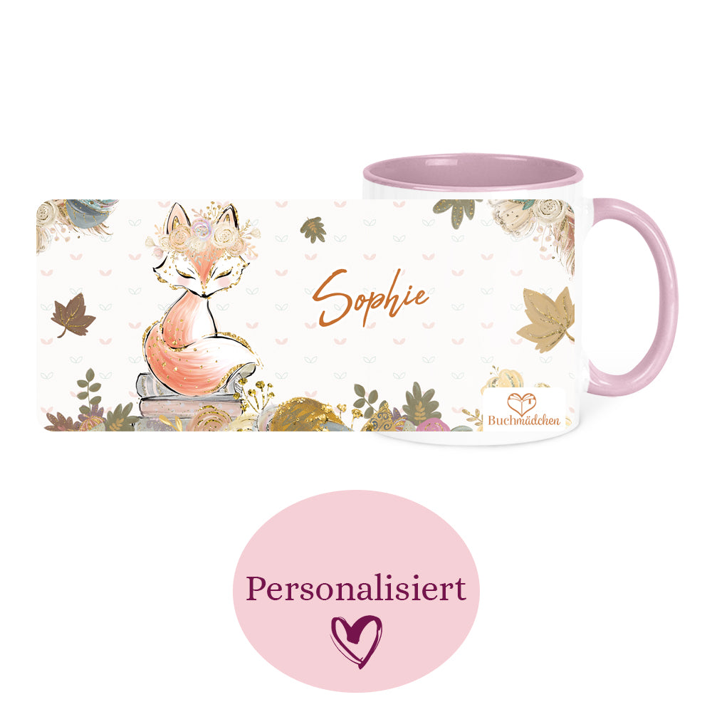 [Personalisiert] Tasse »Schlaue Füchse lesen«