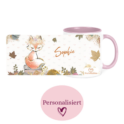 [Personalisiert] Tasse »Schlaue Füchse lesen«