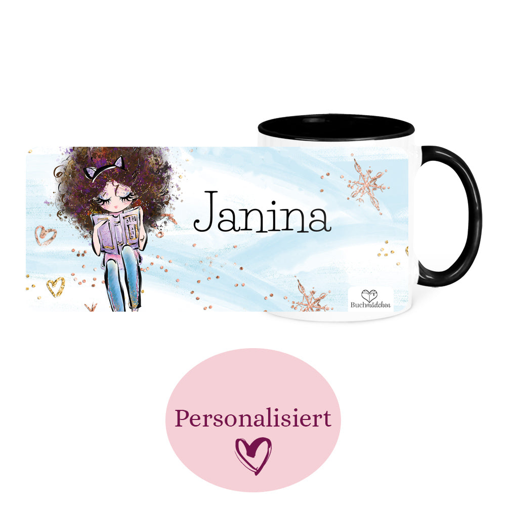 [Personalisiert] Tasse »Snow is falling«