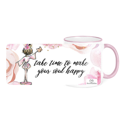Tasse »Take Time To Make Your Soul Happy«