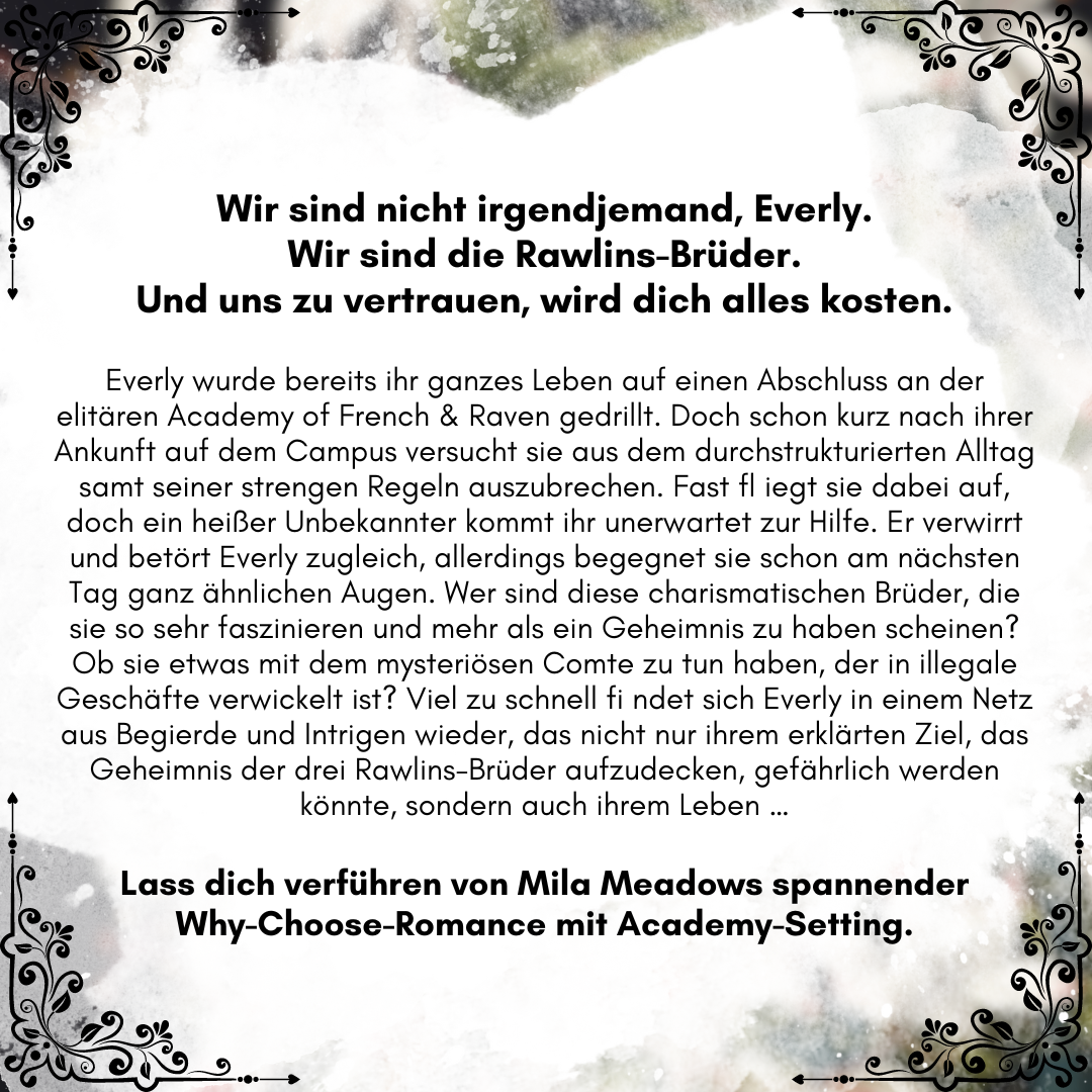 Farbschnittausgabe »The Academy of French and Raven (Band 1)« [Sofort]