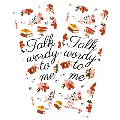 Lesezeichen »Talk wordy to me«