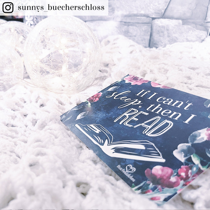 Postkarte »If i can't sleep, then i read«