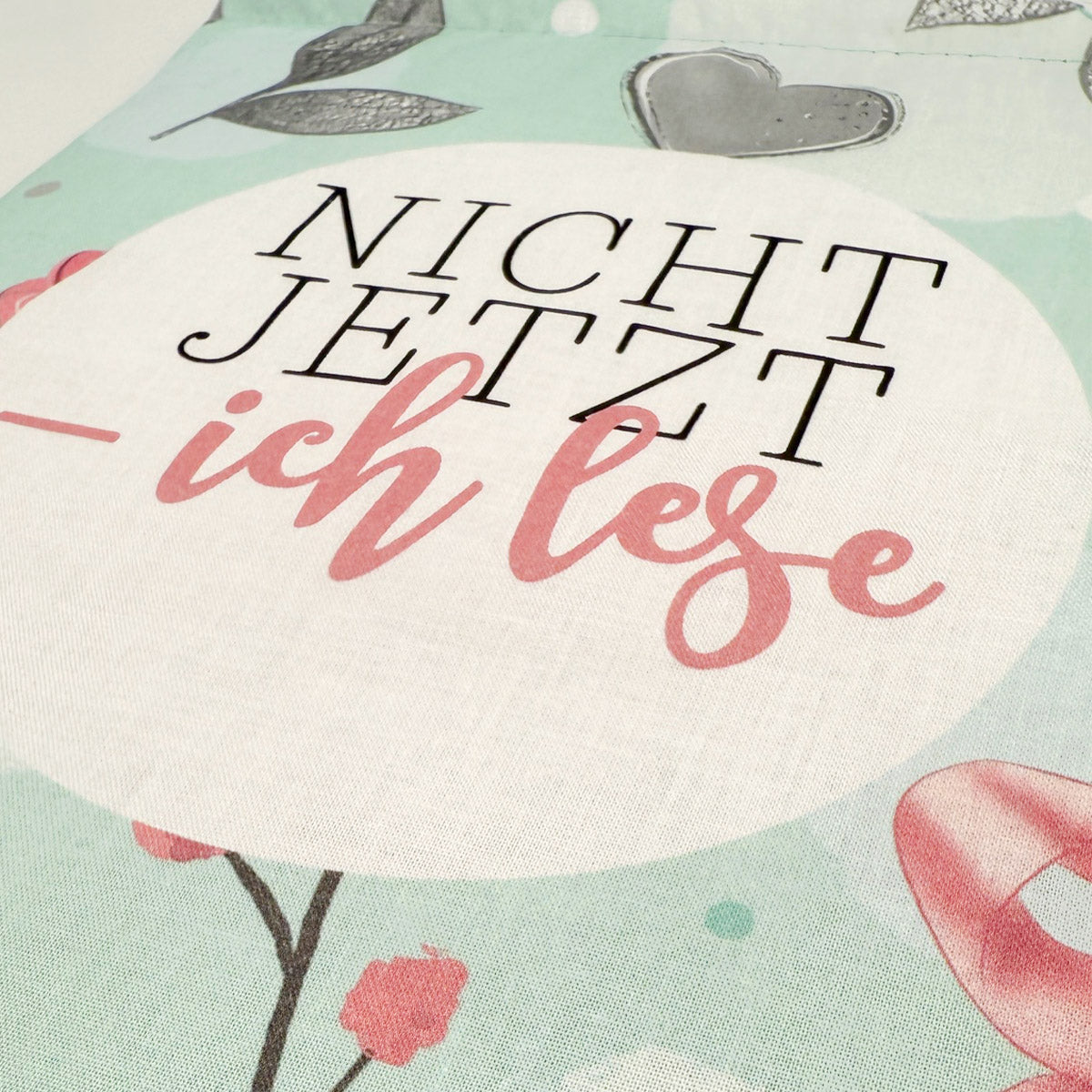 Buchtasche »Nicht jetzt - ich lese«