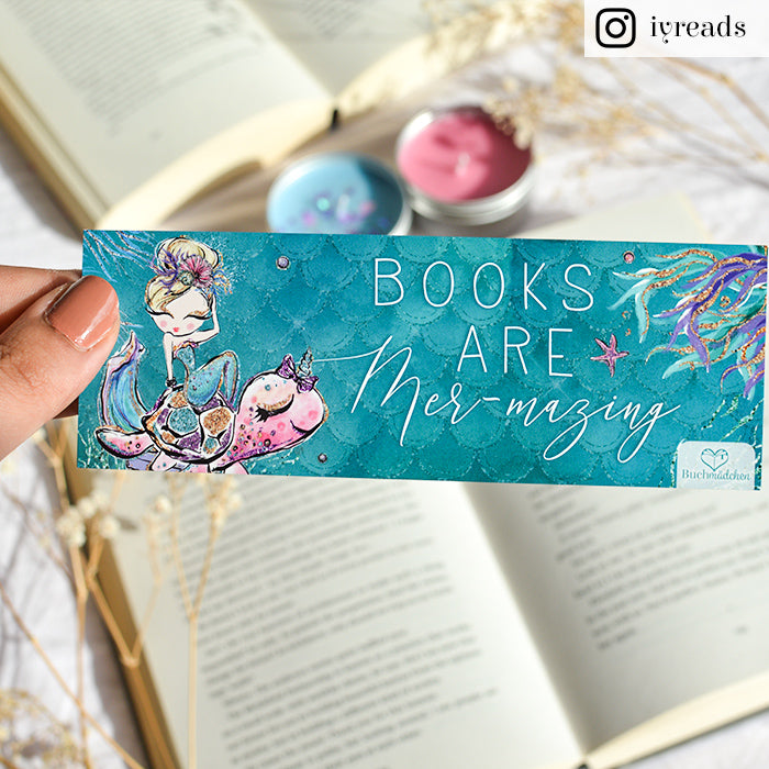 Lesezeichen »Books are mer-mazing«