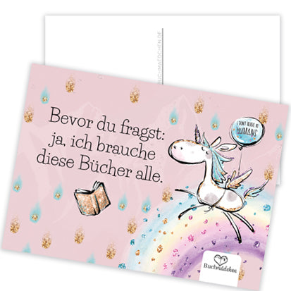 Postkarte »Einhorn«
