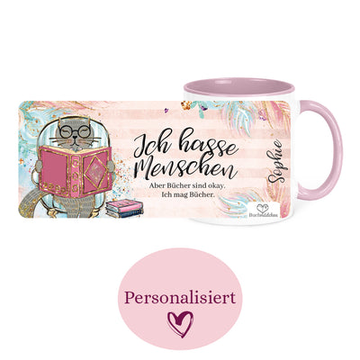 [Personalisiert] Tasse »Ich hasse Menschen«