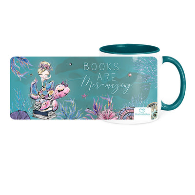 Tasse »Books are mer-mazing«