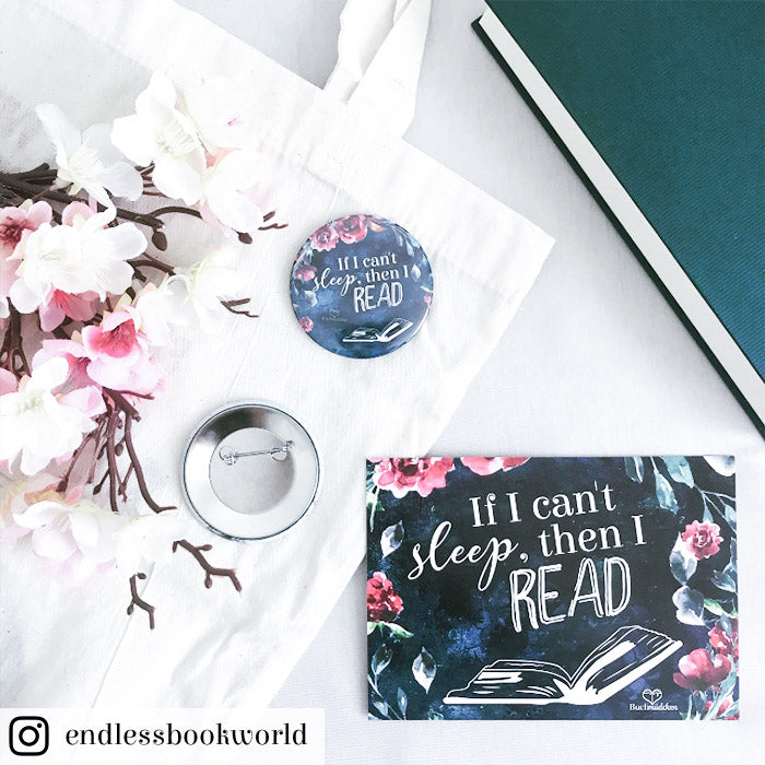 Postkarte »If i can't sleep, then i read«