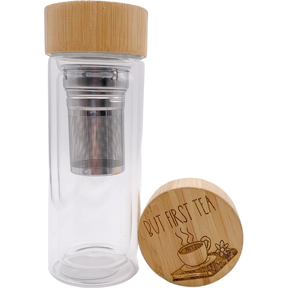 Trinkflasche mit Teesieb »First tea«