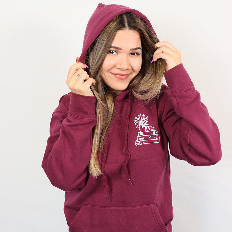 Hoodie »Plant and Books«