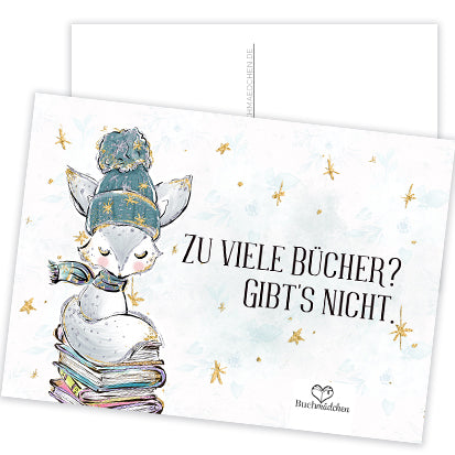 Postkarte »Schneefuchs«