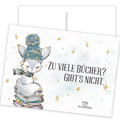 Postkarte »Schneefuchs«