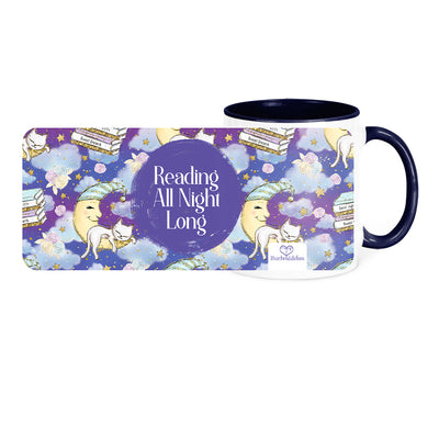 Tasse »Reading all night long«